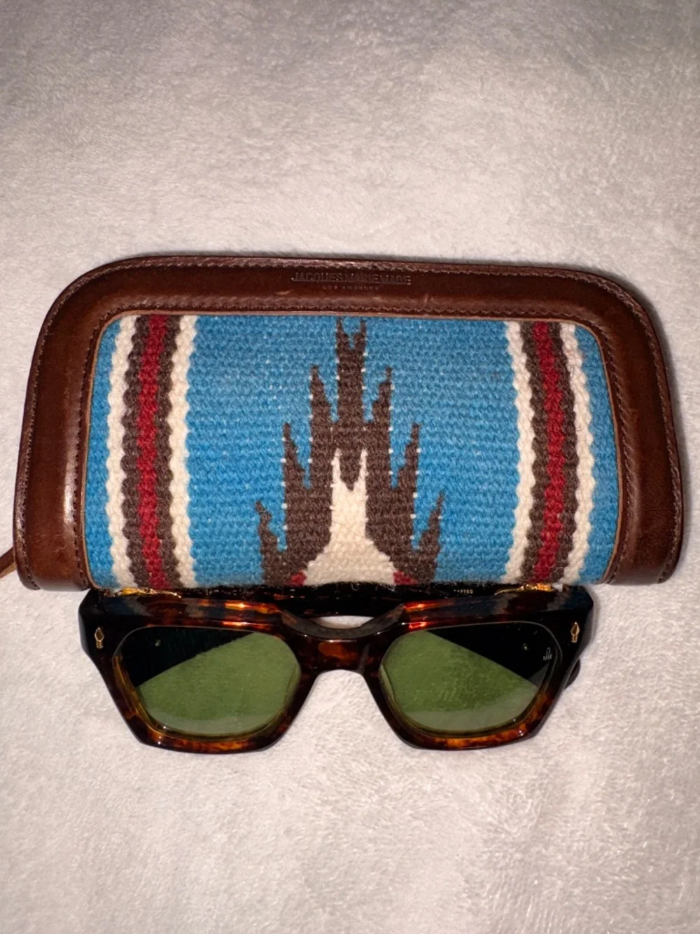 Jacques Marie Mage STERETT Last Frontier IV Argyle Sunglasses